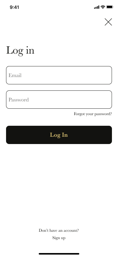 High Fidelity Login